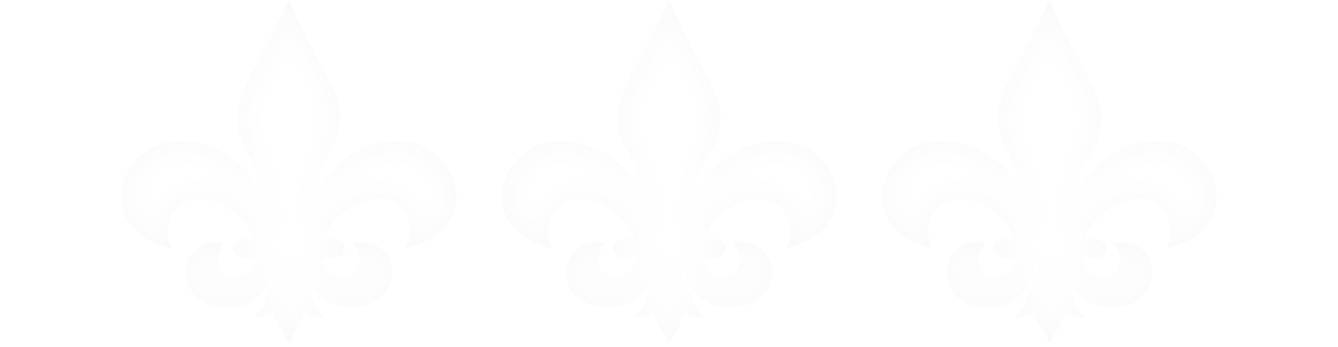 three fleur-de-li