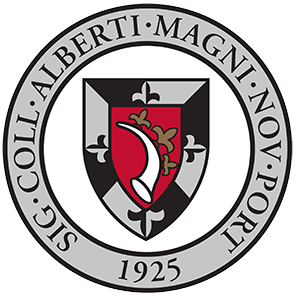 Albertus Magnus College 95th Anniversary logo
